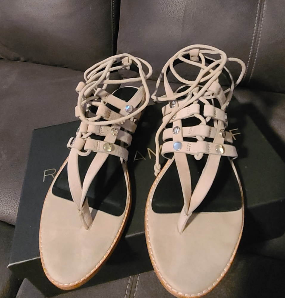 Rebecca Minkoff Evonne Suede Sandals 7.5